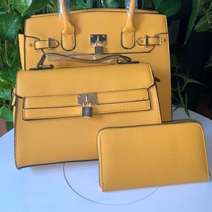 3 piece handbag set